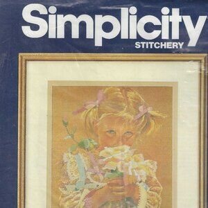 Simplicity Stitchery "Jordan at the Wedding" Crewel Embroidery Kit - Unopened